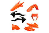 Plastic Kit Polisport Enduro orange black KTM EXC / EXC-F 2017-2019