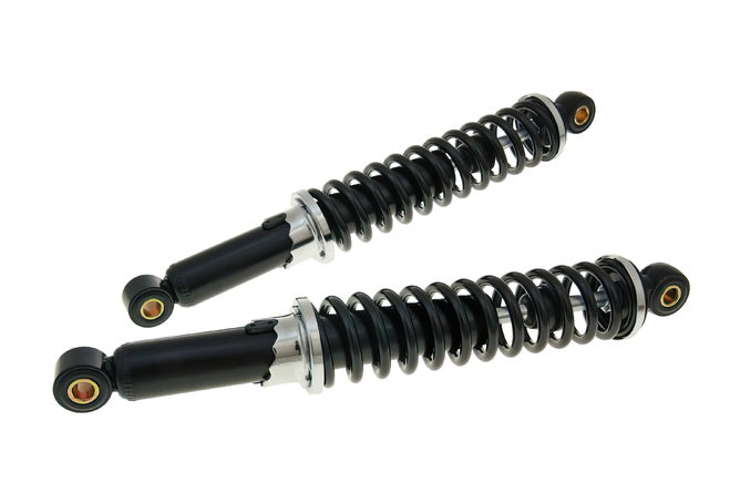 Stötdämpare mekanisk svart L.300mm Puch Maxi / Schwalbe / Star / Spatz (x2)