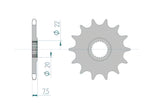 Front Sprocket Afam 13 teeth Honda CR 125 / CRF 250