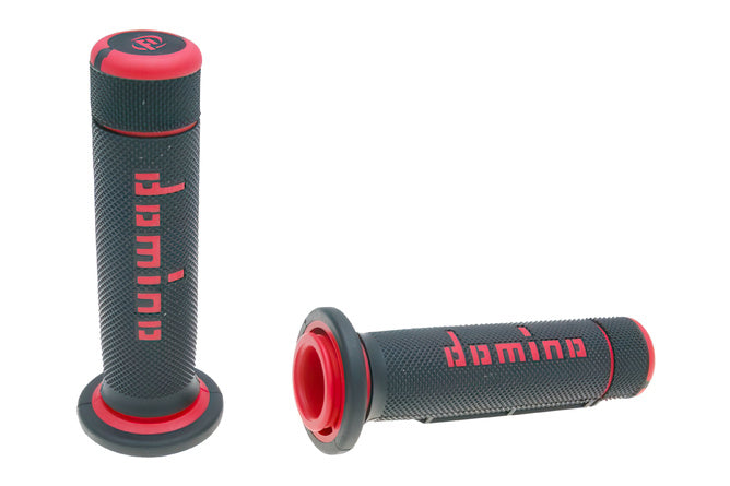Grips Domino A180 ATV gasreglage 22/22mm svart-röd