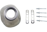 Silencer End Cap Powercore 2.1 stainless steel 35mm