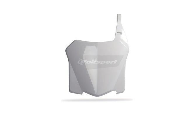 Nummerplåt front Polisport CRF 250 / 450 08 vit