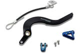 Brake Pedal aluminium Moose Racing YZF / WRF 250 blue