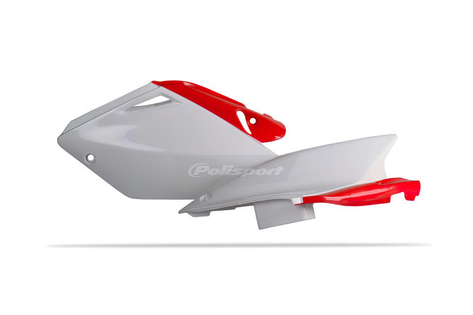 Sidopaneler Polisport originalfärg vit / röd Honda CRF 250 2004-2005