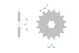Front Sprocket Afam 420 / 15 teeth KX 65 / 85