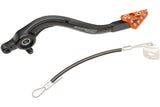 Brake Pedal aluminium Moose Racing KTM SX / SX-F orange