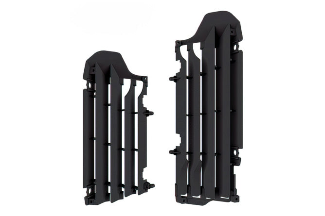 Radiator Covers Polisport svart Suzuki RM-Z 450