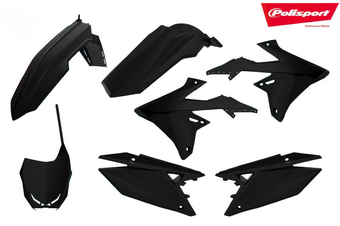 Fairing Kit Polisport svart Suzuki RM-Z 450