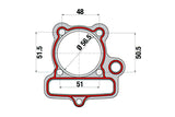 Cylinder Kit aluminium d.56mm Malossi 150cc Pit Bike Lifan 1P56FMJ