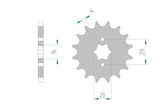 Front Sprocket Afam 13 teeth Beta RR LC