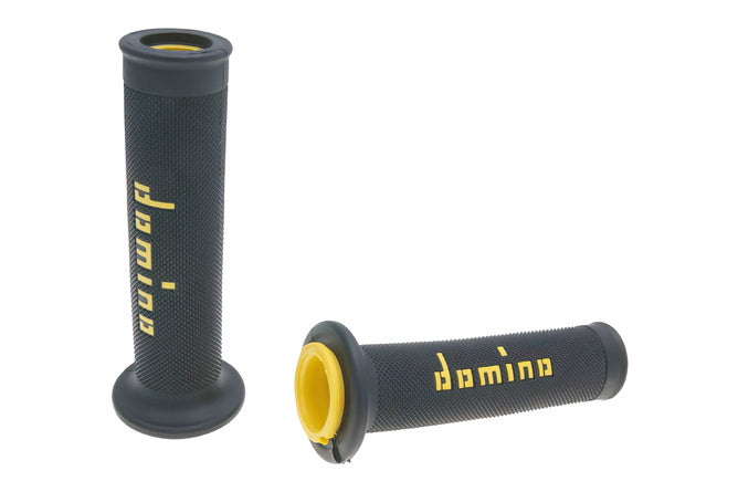 Grips Domino A010 On-Road svart / gul (öppna ändar)