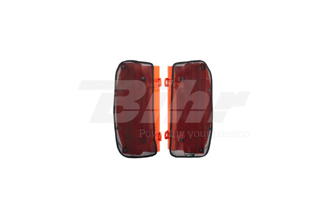 Radiatorfilter ärm Polisport svart Kawasaki KXF 250