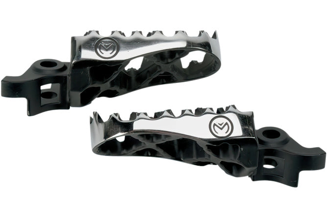 Fotstöd / Fotpinnar Moose Racing Hybrid offset (13 mm) KXF 250 / 450