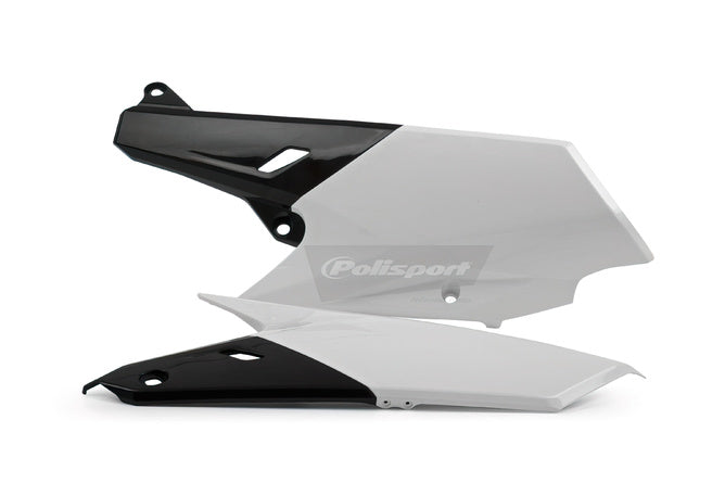 Sidopaneler Polisport YZF 14-17 vit svart