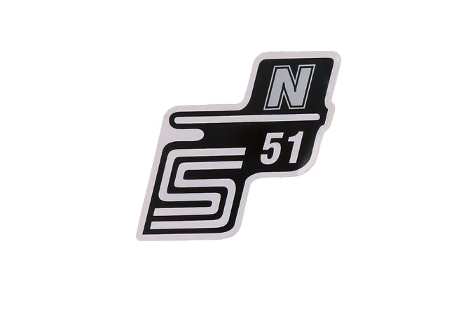 Sticker S51 N silver Simson