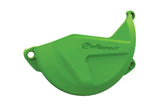 Clutch Case Guard Polisport green Kawasaki KXF 450 2013-2015