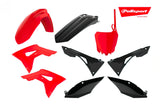 Plastic Kit Polisport red / black Honda CRF250 / 450R 2017-2021