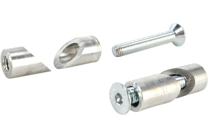 Handskyddsfästen (yttre konisk lås) aluminium