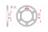 Rear Sprocket Afam steel 49 teeth Honda CR / CRF / XR
