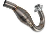 Exhaust Header Pipe + connecting piece FMF Megabomb titanium SX-F / FC 450 2016-2018