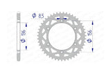 Rear Sprocket Afam aluminium 53 teeth GasGas / Husqvarna