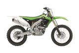 Side Panels front Polisport original colour green / black Kawasaki KXF 450