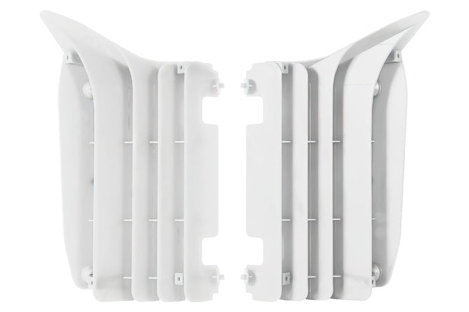Radiator Covers Polisport vit Yamaha YZ 125 / 250