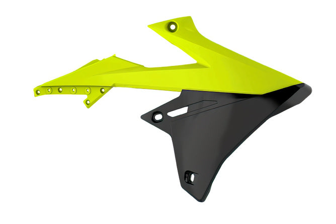 Sidopanlar fram Polisport neon gul Suzuki RM-Z 450