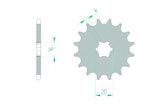 Front Sprocket Afam 420 / 14 teeth KX 65 / 85