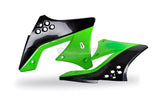 Side Panels front Polisport KXF 250 09-12 black / green