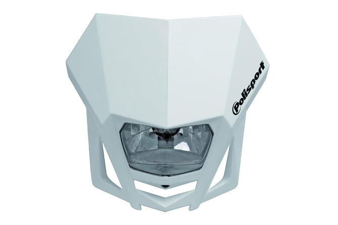 Huvudlykta Polisport LMX H4 vit