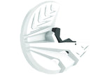 Brake Disc Guard + Fork Shoe Protectors Polisport white KTM / Husqvarna