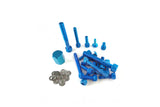 Dress-Up Fairing Screw Kit ONE Yamaha BWu0027s blue