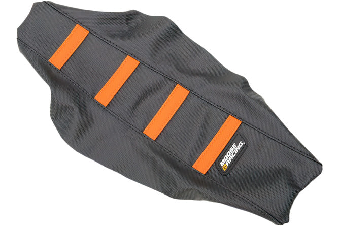 Sitskydd ribbat Moose Racing SX 50 svart / orange
