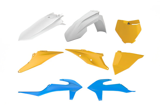 Plastkit Polisport Vintage Edition blå / vit / gul KTM SX / SX-F 2019-2022