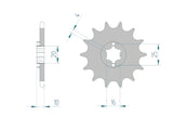 Front Sprocket Afam 12 teeth SMS 125