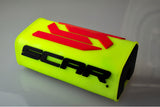 Handlebar Pad w/o cross bar Scar O2 neon yellow