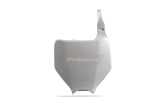Nummerplåt fram Polisport KX 125-250 KX F 03-08 vit