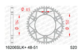 Rear Sprocket Afam steel self-cleaning 48 teeth Kawasaki KX / KXF