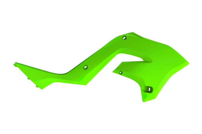 Sidopaneler fram Polisport limegrön Kawasaki KX 450