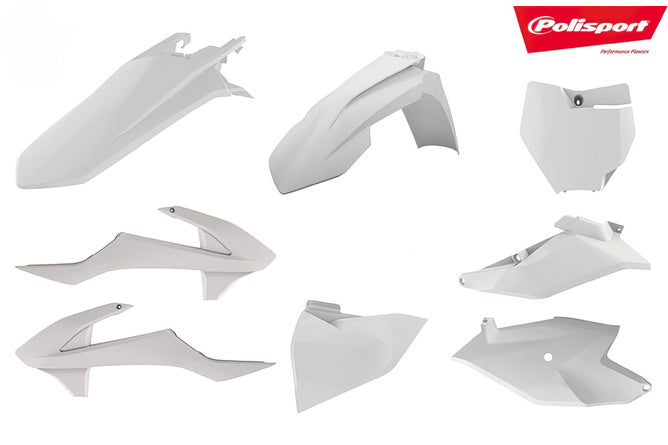 Fairing Kit Polisport vit KTM SX 85