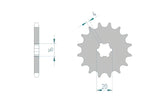 Front Sprocket Afam 428 / 11 teeth RM 80 / 85