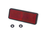 Reflector rear angular red