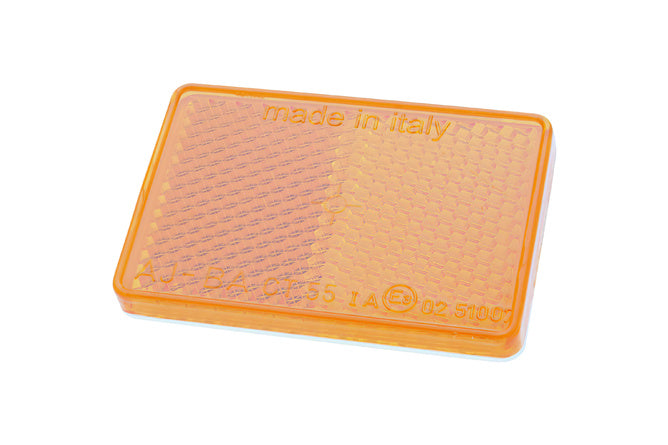 Reflektor orange självhäftande 57x39mm