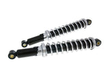 Shock Absorber 370mm black / chrome vintage mopeds (x2)