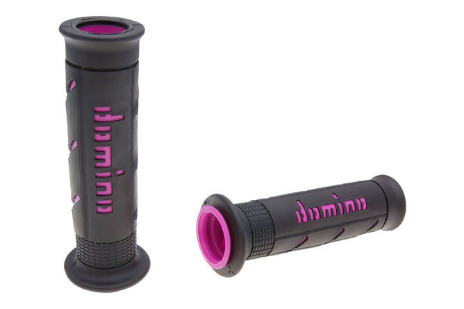 Grips Domino A250 On-Road svart / rosa (öppen ände)