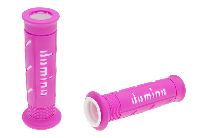 Grips Domino A250 On-Road rosa / vit (öppen ända)