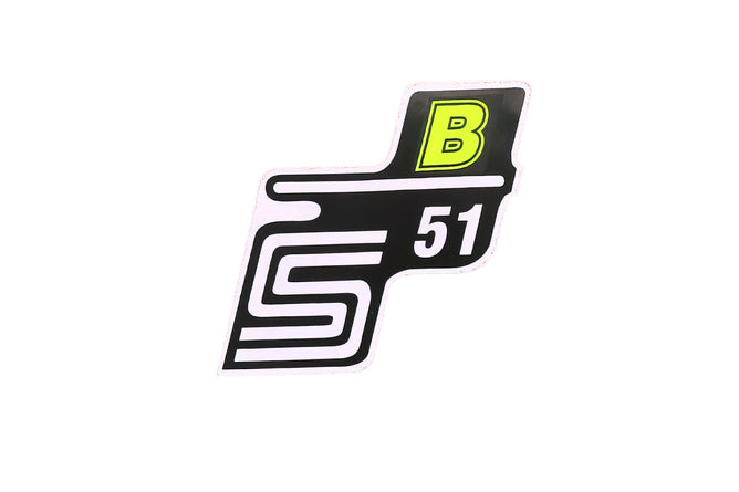 Klistret S51 B neongul Simson