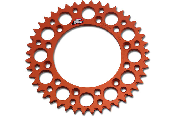 Bakdrev Renthal 520 Z.44 Ultra Light självrengörande orange KTM / Husqvarna / GasGas