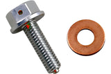 Oil Drain Screw magnetic Moose Racing CRF 250 silver
